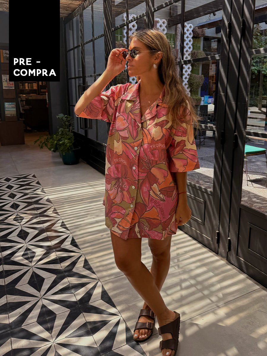 CAMISA TROPICALIA VERDE