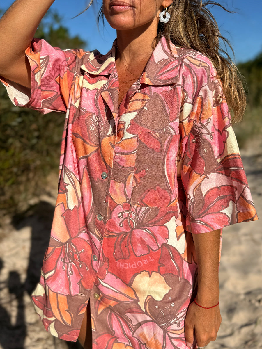 CAMISA TROPICALIA CREME