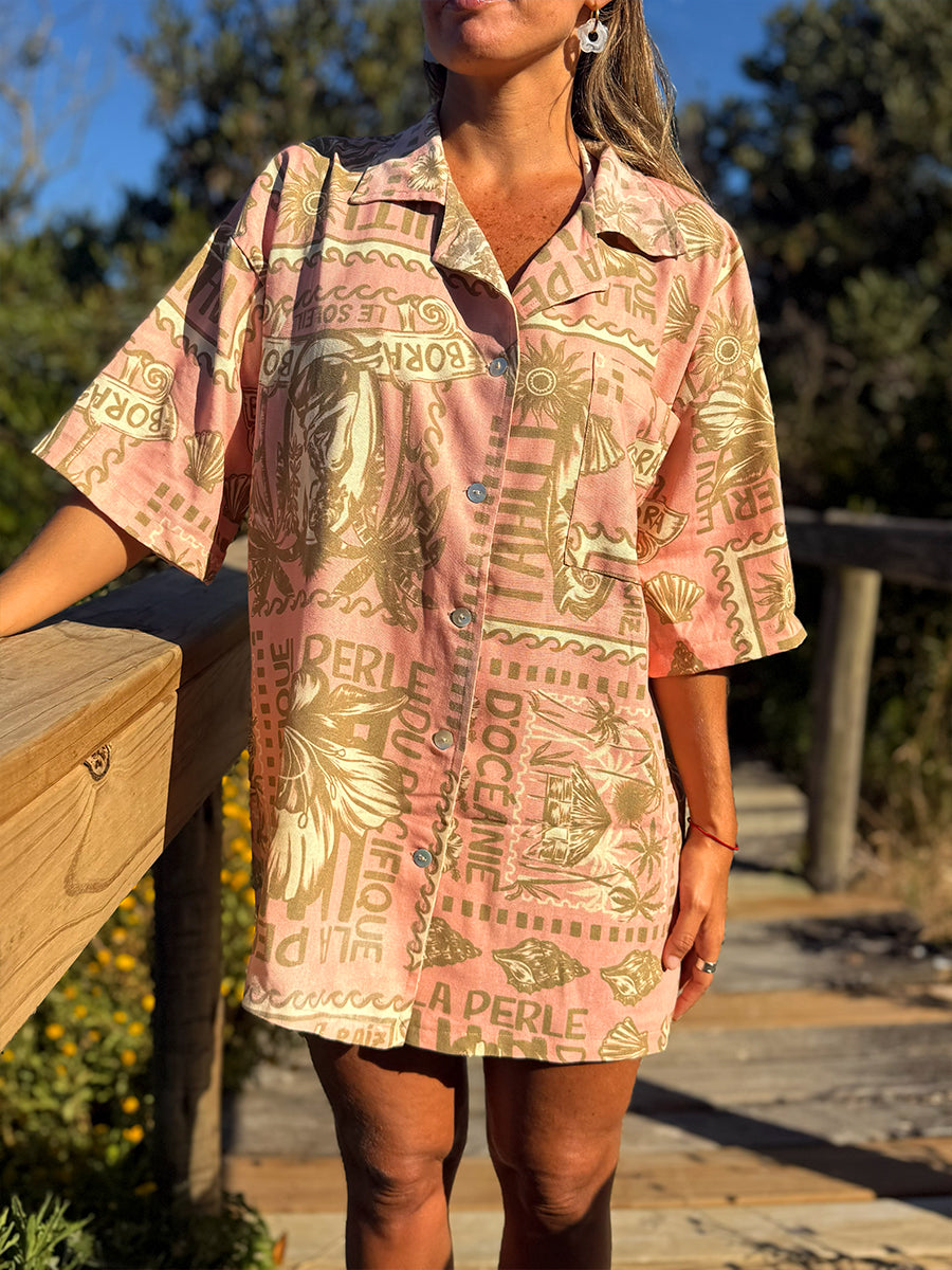 CAMISA BORA BORA PEACH