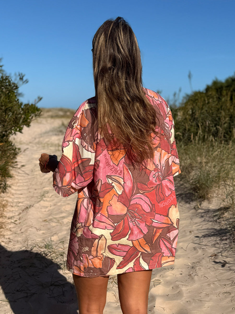 CAMISA TROPICALIA CREME