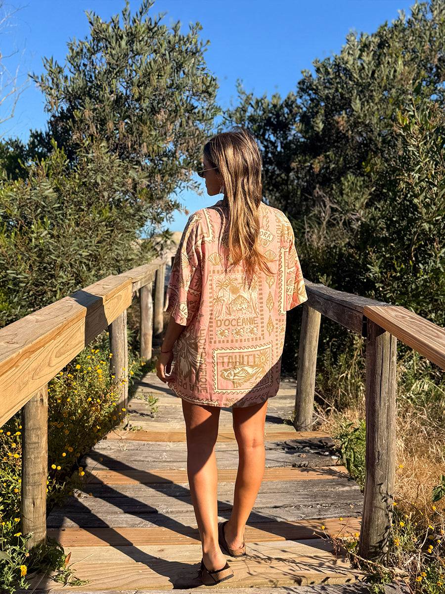 CAMISA BORA BORA PEACH