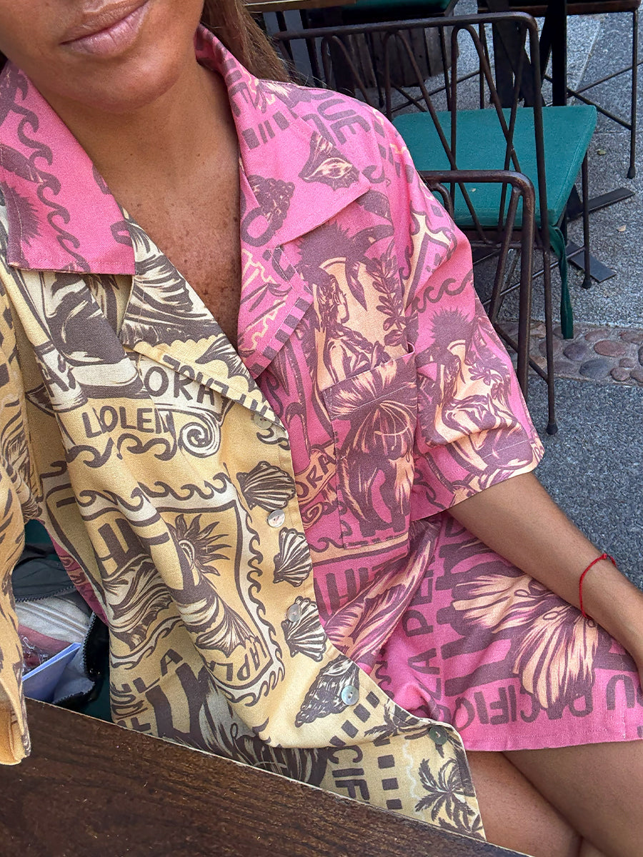 CAMISA BORA BORA AMARILLO