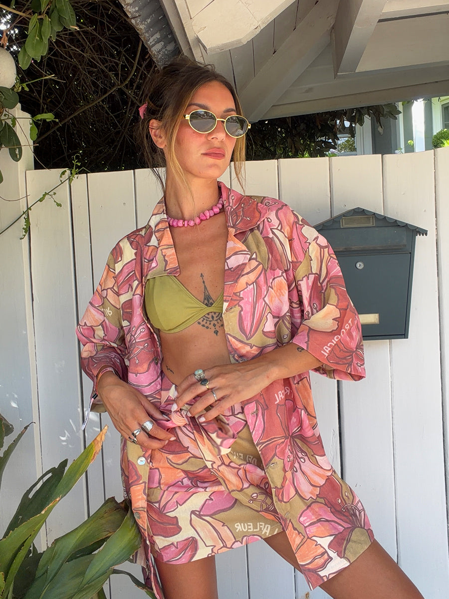 FALDA TROPICALIA VERDE